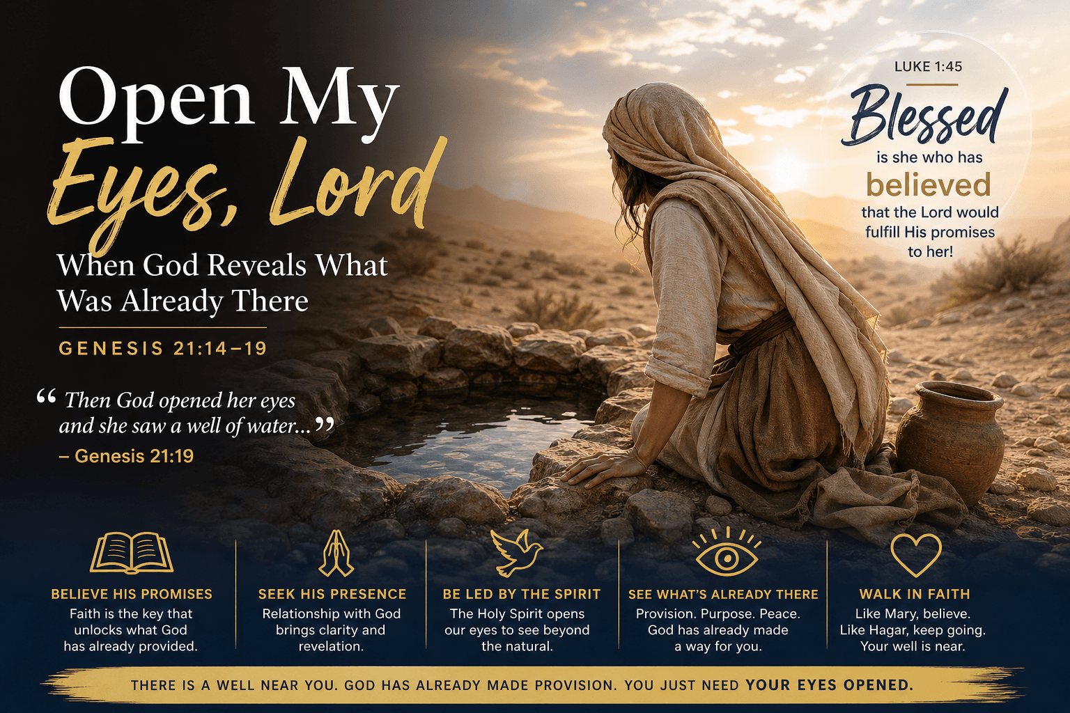 Open My Eyes, Lord: When God Reveals What Was Already There