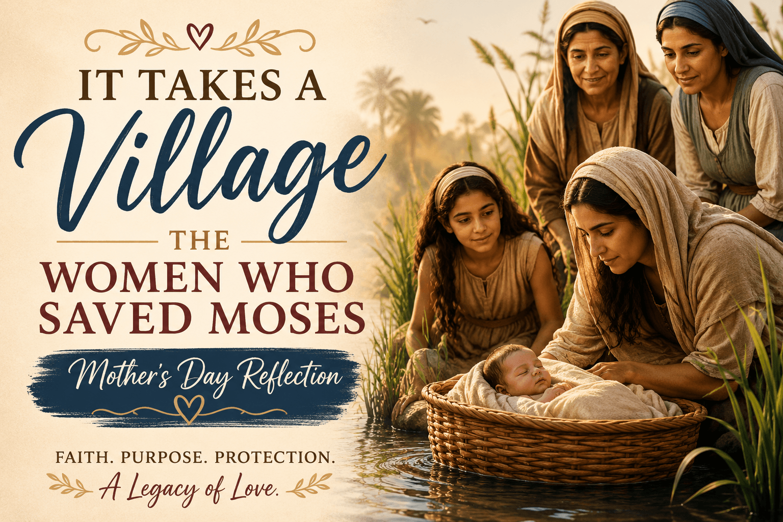 It Takes a Village: The Women Who Saved Moses | Mother’s Day Reflection
